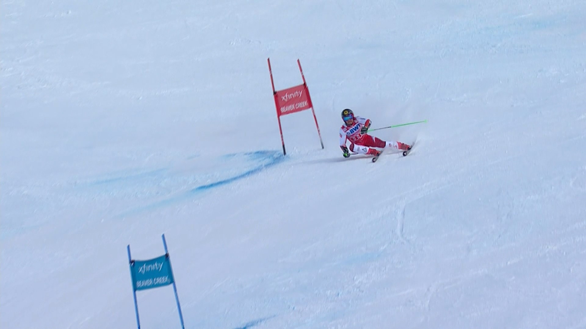 Alpine skiing : Hirscher 2nd run in Beaver Creek