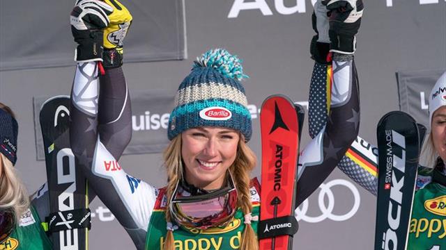 Mikaela Shiffrin gana en Lake Louise el primer supergigante de su carrera