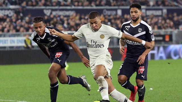 Ligue 1, Girondins-PSG: Neymar y Mbappé no evitan el primer tropiezo del PSG en liga (2-2)
