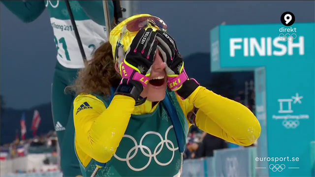 Här säkrar Hanna Öberg sitt individuella OS-guld Här säkrar Hanna Öberg sitt individuella OS-guld