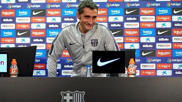 Valverde: "No descarto a ningún rival por la Liga" Valverde: "No descarto a ningún rival por la Liga"