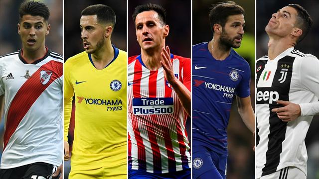 Exequiel Palacios, Hazard, Kalinic, Cesc y Cristiano Ronaldo, los nombres del día Exequiel Palacios, Hazard, Kalinic, Cesc y Cristiano Ronaldo, los nombres del día
