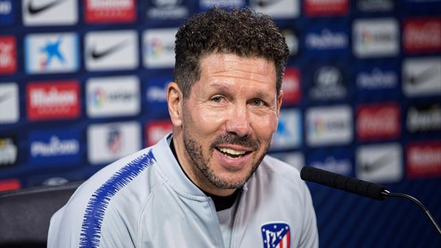 Simeone: "No hemos hablado con el club de fichar, debemos potenciar a los que pueden jugar"