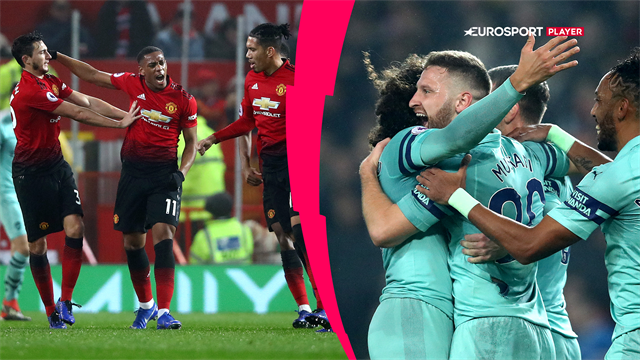Highlights: Manchester United og Arsenal måtte dele pointene i et drama med fire mål Highlights: Manchester United og Arsenal måtte dele pointene i et drama med fire mål