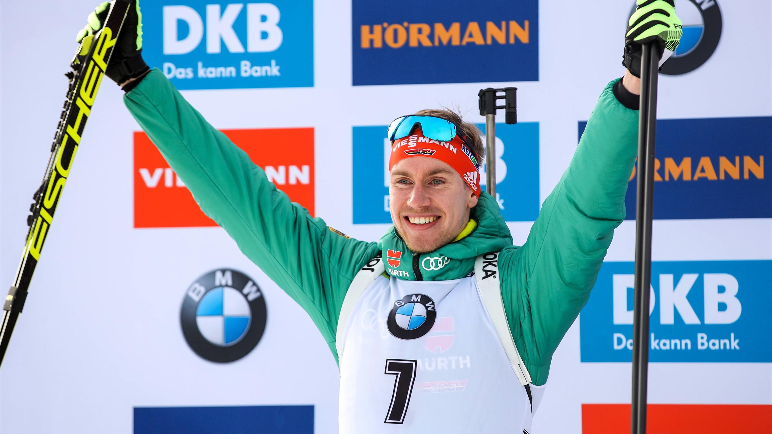 Johannes Kühn mit Traumstart in den WMWinter Podium in Pokljuka