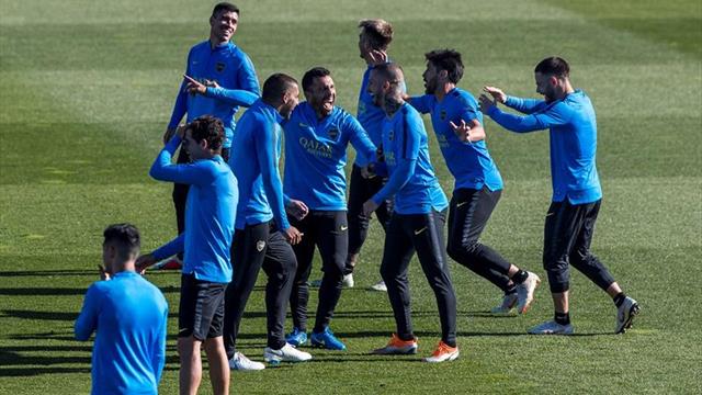 Boca Juniors completó su primer entrenamiento en Madrid