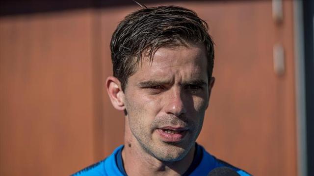 Fernando Gago: "Lo ideal era jugarlo en Sudamérica, en la cancha de River Plate" Fernando Gago: "Lo ideal era jugarlo en Sudamérica, en la cancha de River Plate"