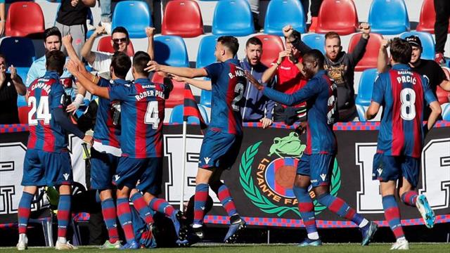 2-0. El Levante sufre hasta el final para derrotar a un peligroso Lugo