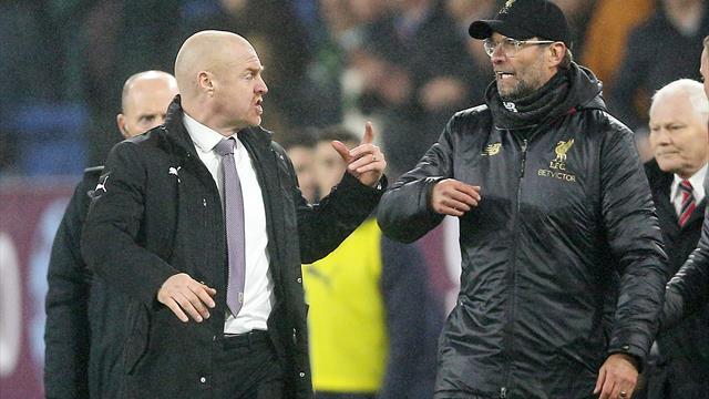 Jurgen Klopp can’t reinvent the rules of tackling, insists Burnley boss Dyche