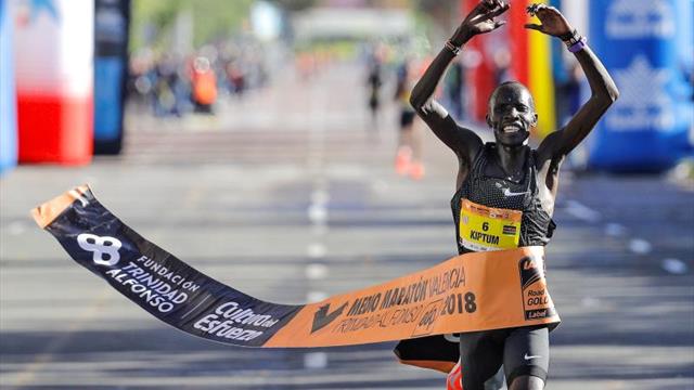 La IAAF ratifica el récord del mundo de Abraham Kiptum logrado en Valencia