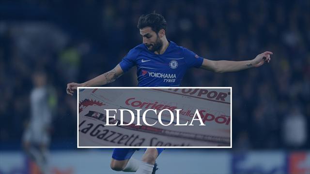 Edicola: il Milan non molla Fabregas, Alex Sandro rinnova con la Juventus