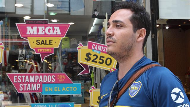 Aumenta la venta de camisetas de River y Boca a días de la final de la Libertadores Aumenta la venta de camisetas de River y Boca a días de la final de la Libertadores