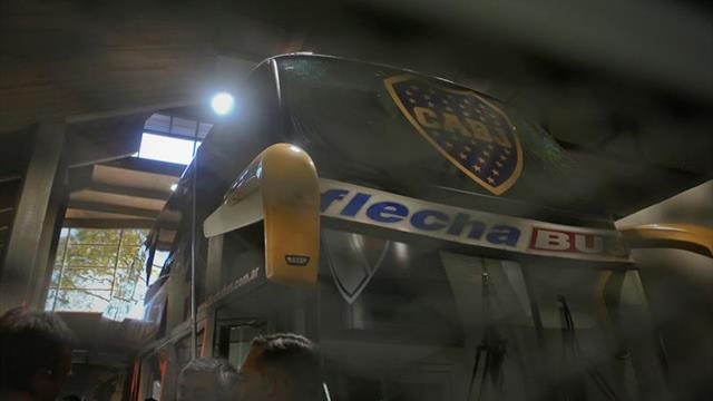 El hincha de River liberado se arrepiente de atacar el autobús de Boca