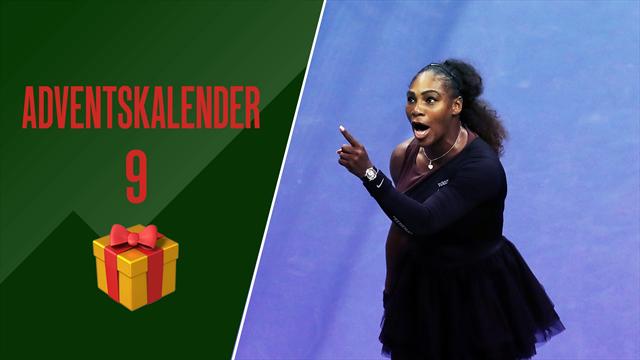 Adventskalender | Serena Williams rastet im Finale der US Open aus