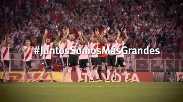 River motiva a sus aficionados con un vídeo que apela a la unión bajo el lema #JuntosSomosMásGrandes River motiva a sus aficionados con un vídeo que apela a la unión bajo el lema #JuntosSomosMásGrandes