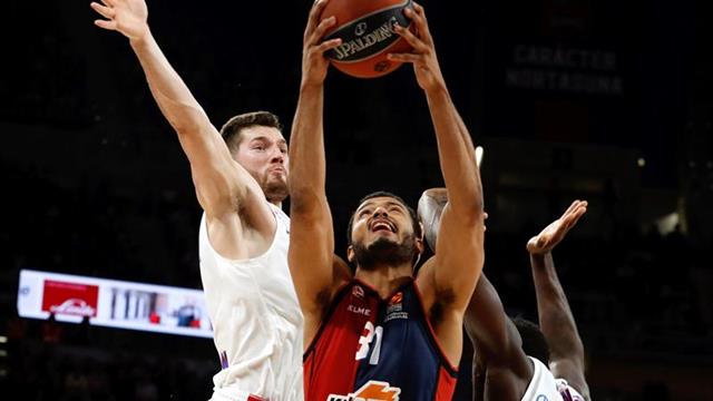 76-73. El Baskonia recupera el pulso con un agónico triunfo ante el CSKA