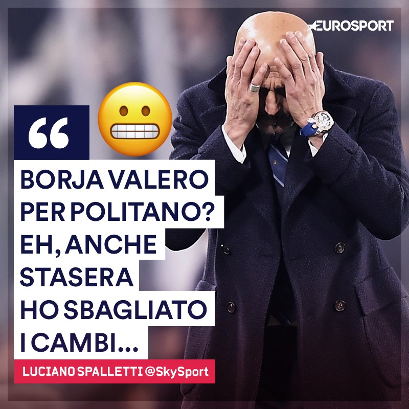 Fuori Matteo Politano, dentro Borja Valero al 58': la mossa di Spalletti che non ha convinto