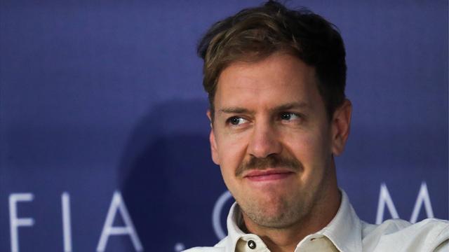 Vettel cambia look e sfoggia i baffi: "Ferrari, ci riproveremo. La Mercedes ora è troppo lontana"