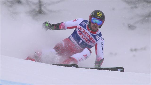 Parti avec le dossard n°1, Hirscher a frappé fort : son run en vidéo Parti avec le dossard n°1, Hirscher a frappé fort : son run en vidéo