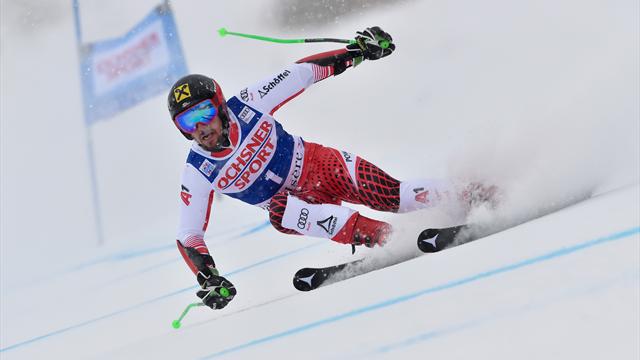 Marcel Hirscher dominante: sua la prima manche del gigante, distacchi enormi agli avversari Marcel Hirscher dominante: sua la prima manche del gigante, distacchi enormi agli avversari