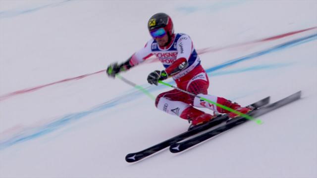 Marcel Hirscher non ha avversari: rifila oltre 1" a Kristoffersen e vince il gigante di Val d'Isere Marcel Hirscher non ha avversari: rifila oltre 1" a Kristoffersen e vince il gigante di Val d'Isere