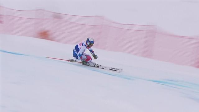 Pinturault a tout donné, mais ça n'a pas suffi pour le podium : sa 2nde manche Pinturault a tout donné, mais ça n'a pas suffi pour le podium : sa 2nde manche
