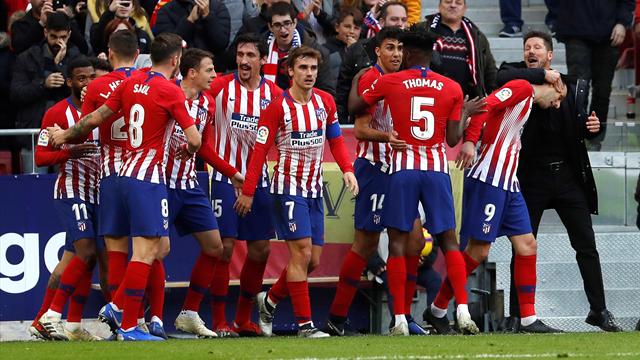 El Atlético no se resiente por la ausencia de Diego Costa (3-0)