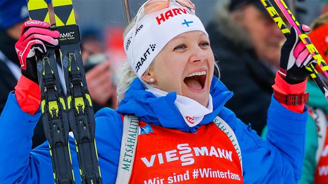 Snel en foutloos | Routinier Mäkäräinen wint sprint in Pokljuka Snel en foutloos | Routinier Mäkäräinen wint sprint in Pokljuka
