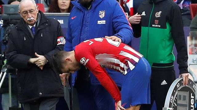 Lucas sufre un "esguince de rodilla de grado II"