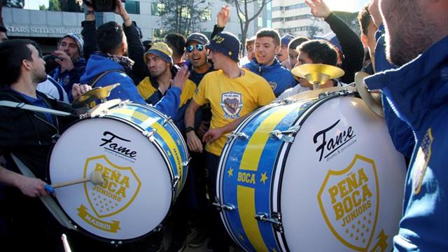 Color e ilusión en el multitudinario 'banderazo' de Boca Juniors