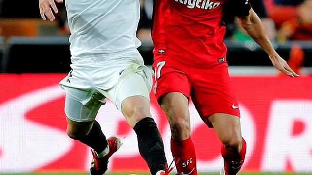 Sarabia: "Se queda mala cara con el empate en el último momento pero estamos contentos"