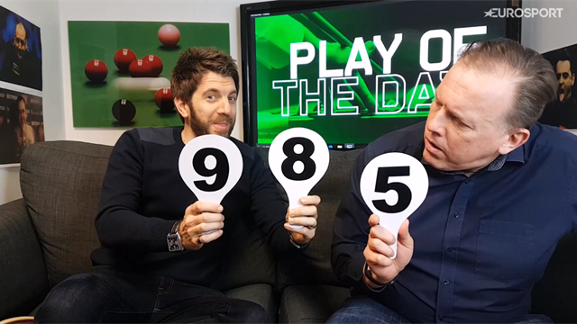 Play of the Day: Ronnie O'Sullivan wows as fan makes speedy exit Play of the Day: Ronnie O'Sullivan wows as fan makes speedy exit