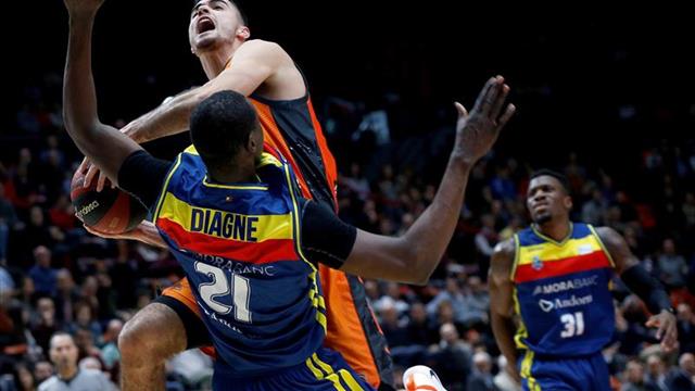 91-72. Un vendaval de defensa y el contraataque de Valencia barre al Andorra