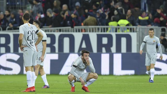 La Roma ha fatto la stupida questa sera! Da 2-0 a 2-2, il Cagliari rimonta in 9