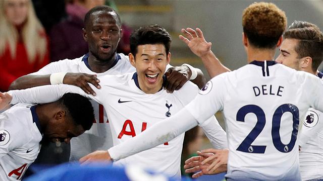 Il Tottenham vince a Leicester e fa riposare i "big" per la Champions: 2-0 con Son e Alli