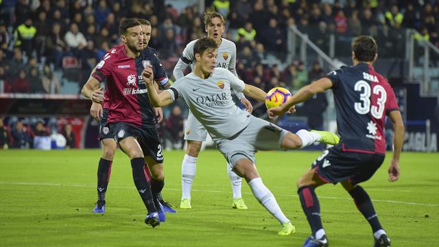 Le pagelle di Cagliari-Roma 2-2: Ionita e Sau ci credono fino alla fine, malissimo Schick