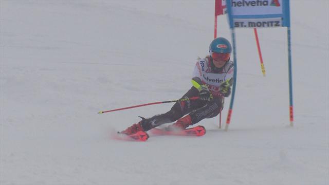 Mikaela Shiffrin prima anche nelle qualificazioni dello slalom parallelo Mikaela Shiffrin prima anche nelle qualificazioni dello slalom parallelo