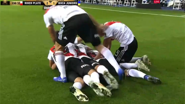 River Plate smäller in ledningsmålet - i den 109:e minuten River Plate smäller in ledningsmålet - i den 109:e minuten