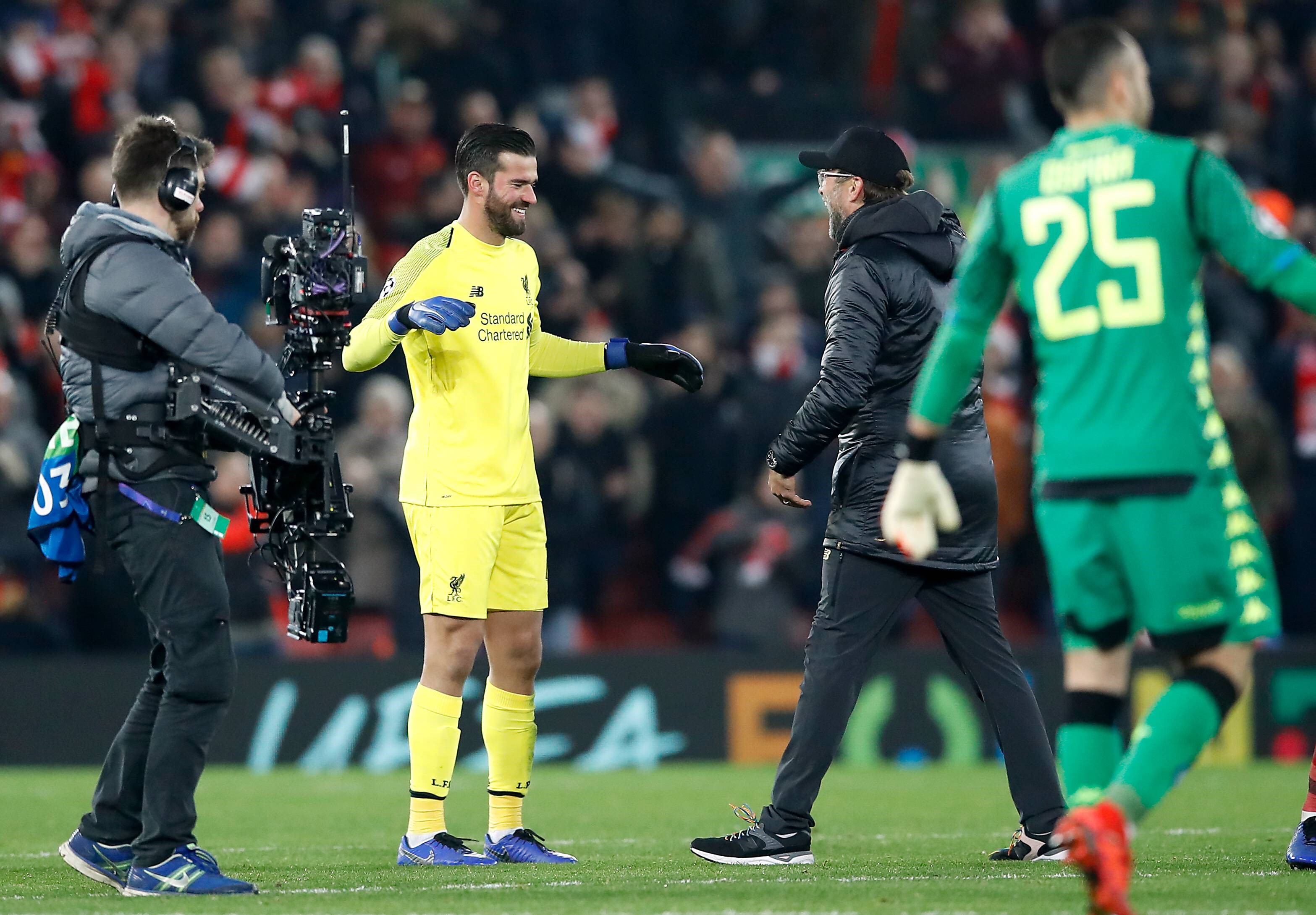 Liverpool: Alisson Becker ve Jürgen Klopp