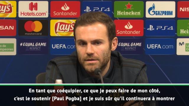 Groupe H - Mata : "Je souhaite que Pogba joue à son meilleur niveau" Groupe H - Mata : "Je souhaite que Pogba joue à son meilleur niveau"