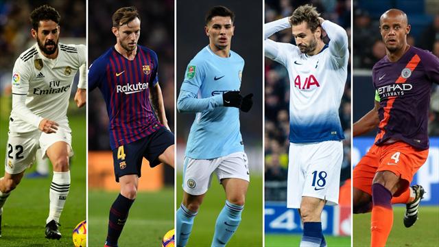 Isco, Rakitic, Brahim Díaz, Llorente y Kompany, los nombres del día Isco, Rakitic, Brahim Díaz, Llorente y Kompany, los nombres del día