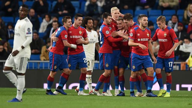 Champions League, Real Madrid-CSKA de Moscú: Charlotada (0-3)