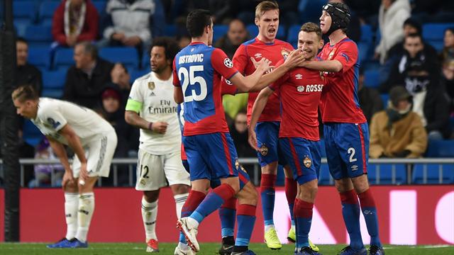 CSKA smash Real Madrid 3-0 to complete famous double… but still finish bottom of Group G