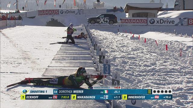 Biatlon | Wierer wint sprint in Hochfilzen Biatlon | Wierer wint sprint in Hochfilzen