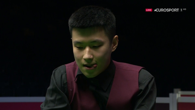 Zhao Xintong suffers brutal bad luck in Scottish Open exit Zhao Xintong suffers brutal bad luck in Scottish Open exit
