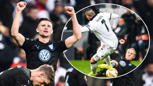 Antonsson sköt Malmö vidare - efter Quaresmas röda kort