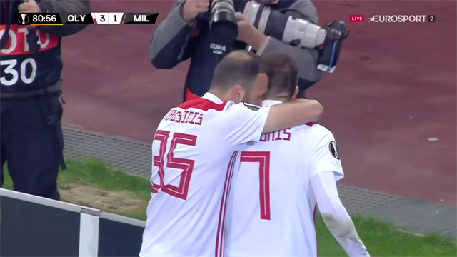 Höjdpunkter: Olympiakos skickade ut Milan Höjdpunkter: Olympiakos skickade ut Milan