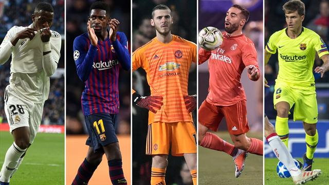 Vinicius, Dembélé, De Gea, Carvajal y Denis Suárez, los nombres del día Vinicius, Dembélé, De Gea, Carvajal y Denis Suárez, los nombres del día