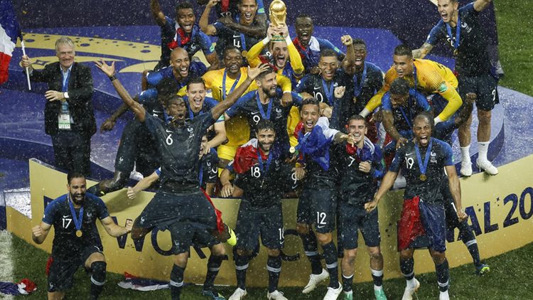 Equipe Des Jahres Fussball Weltmeister Frankreich Fussball