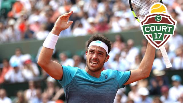 L'exploit de Cecchinato à Roland : "Un moment de magie à Paris" L'exploit de Cecchinato à Roland : "Un moment de magie à Paris"